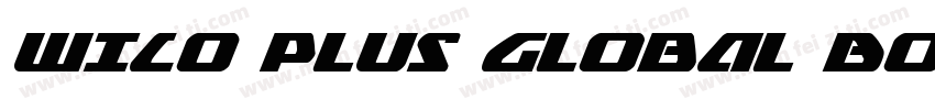WILO Plus Global Bold字体转换